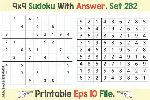 Advance Sudoku Puzzle Games Easy to Hard with Answer