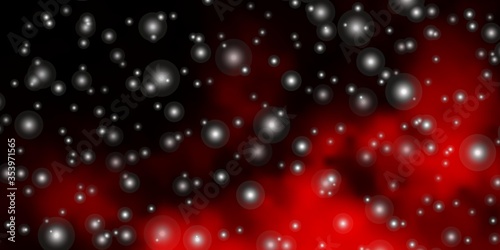 Dark Red vector pattern with abstract stars. Colorful illustration in abstract style with gradient stars. Pattern for wrapping gifts.