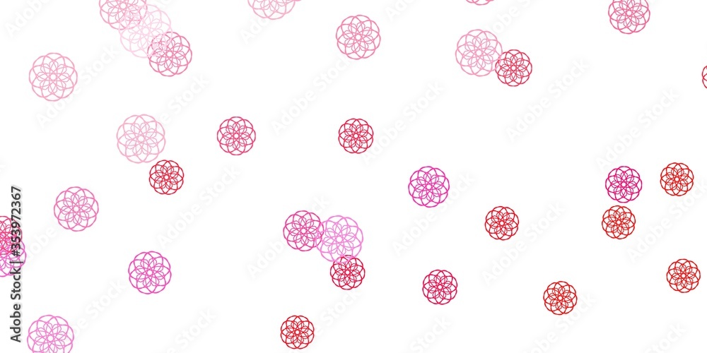 Light Pink vector template with abstract forms. Light Pink vector template with abstract forms.