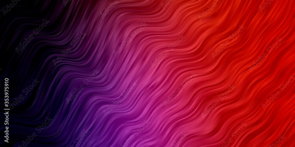 Dark Pink, Red vector pattern with curved lines. Bright sample with colorful bent lines, shapes. Smart design for your promotions. Dark Pink, Red vector pattern with curved lines. Bright sample with colorful bent lines, shapes. Smart design for your promotions.