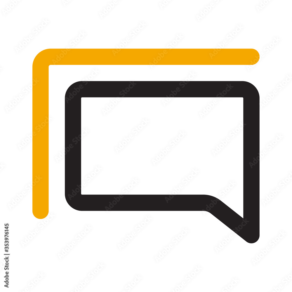 message icon.Design Flat illustration best sms. message icon.Design Flat illustration best sms.