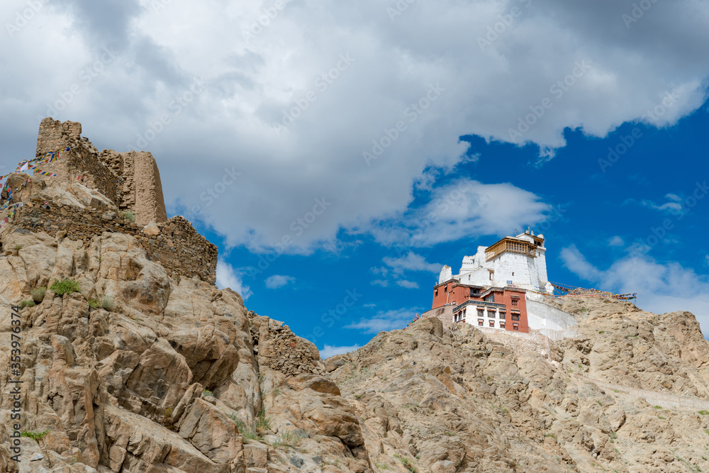 Namgyal tsemo monastery at Ladakh, Jammu and Kashmir, india., Leh Ladakh, Jammu and Kashmir, India.