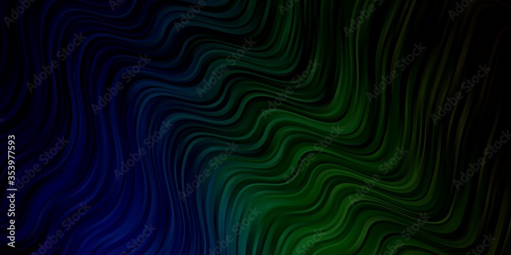 Light Blue, Green vector texture with circular arc. Colorful illustration in abstract style with bent lines. Design for your business promotion. Light Blue, Green vector texture with circular arc. Colorful illustration in abstract style with bent lines. Design for your business promotion.