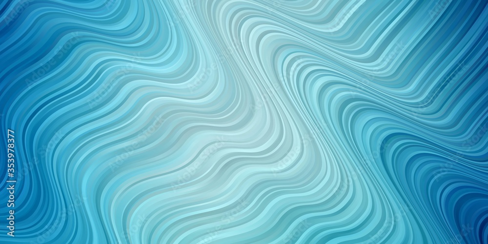 Light BLUE vector template with lines. Bright sample with colorful bent lines, shapes. Design for your business promotion. Light BLUE vector template with lines. Bright sample with colorful bent lines, shapes. Design for your business promotion.