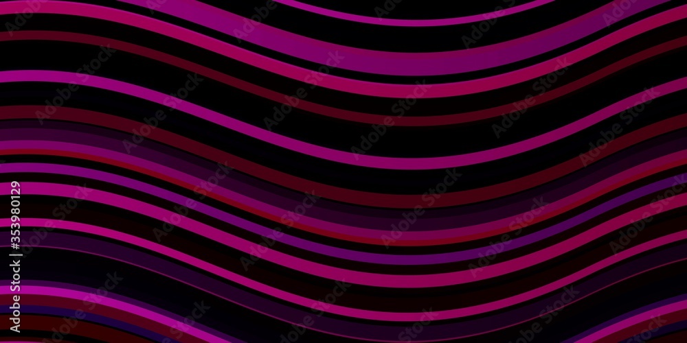 Dark Pink vector layout with curves. Abstract gradient illustration with wry lines. Smart design for your promotions. Dark Pink vector layout with curves. Abstract gradient illustration with wry lines. Smart design for your promotions.