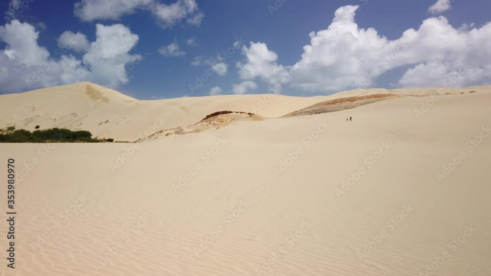 4k left to right panning motion of tourists climbing and sand tobogganing the Giant sand dunes a little south of Cape Reinga beside Ninty Mile Beach,North Island,New Zealand 4k left to right panning motion of tourists climbing and sand tobogganing the Giant sand dunes a little south of Cape Reinga beside Ninty Mile Beach,North Island,New Zealand