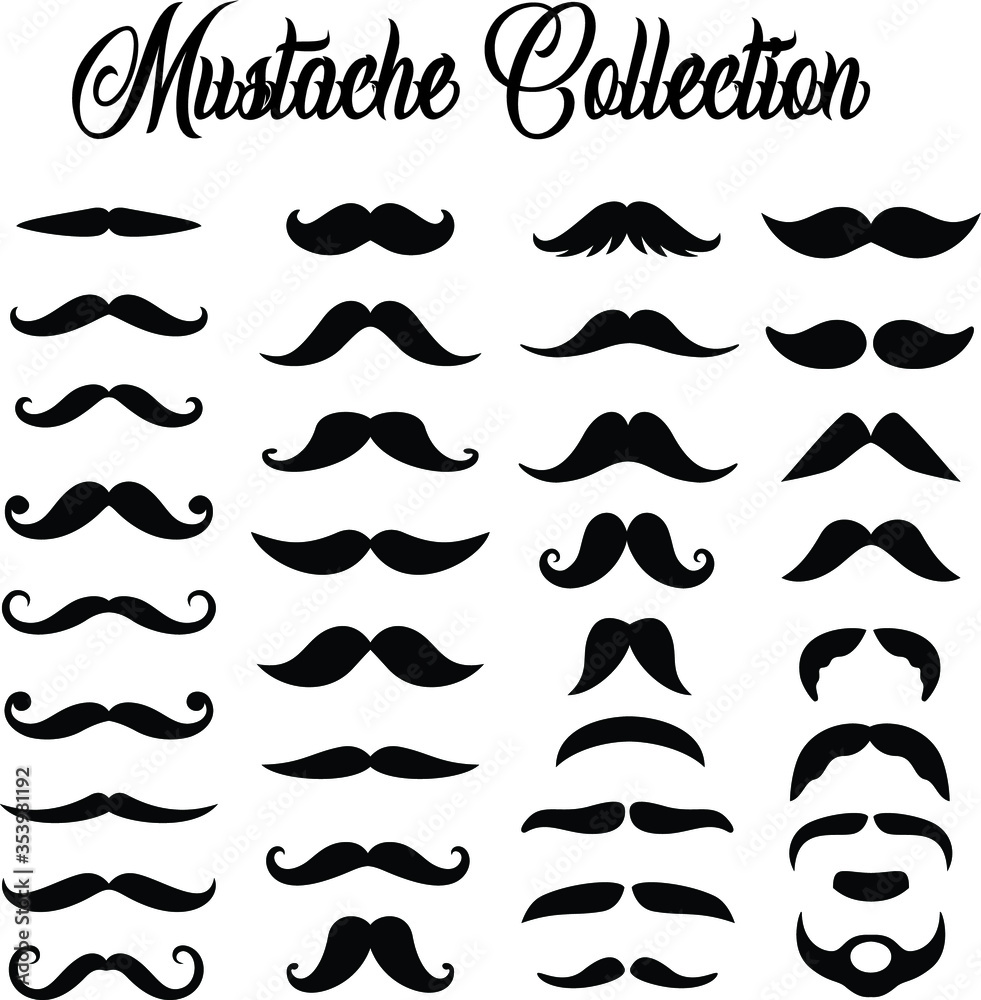 mustache collection mustache collection