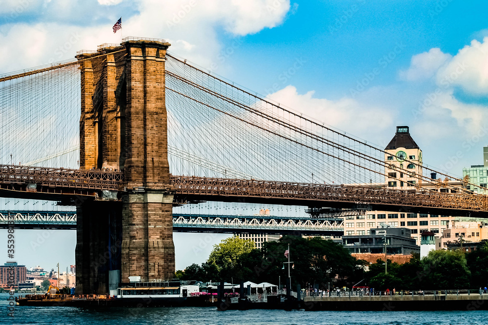 Obraz premium Most Brookliński