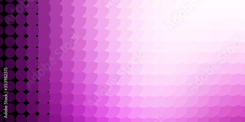 Light Pink vector background with spots. Colorful illustration with gradient dots in nature style. New template for a brand book.