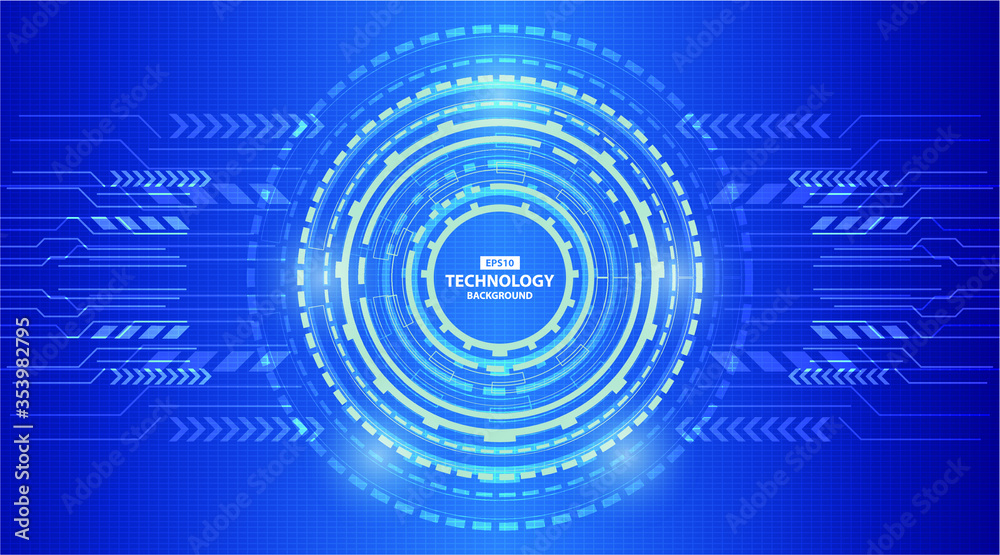 Technology Background Digital Blue Vector EPS10 Technology Background Digital Blue Vector EPS10