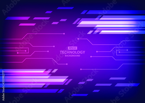 Technology Abstract Background Vector Pink Purple EPS10 2