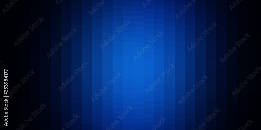 Dark BLUE vector texture in rectangular style. Illustration with a set of gradient rectangles. Pattern for websites, landing pages.