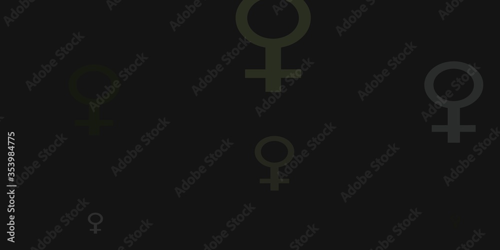Light Gray vector template with businesswoman signs. Light Gray vector template with businesswoman signs.