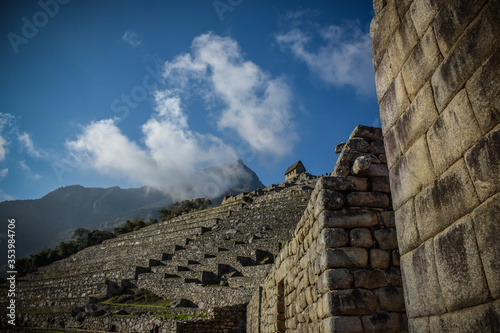 old ruins in the mountains