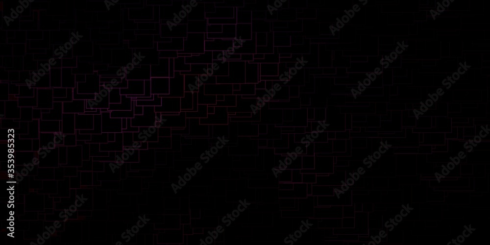 Dark Pink vector background with rectangles. Abstract gradient illustration with rectangles. Best design for your ad, poster, banner.
