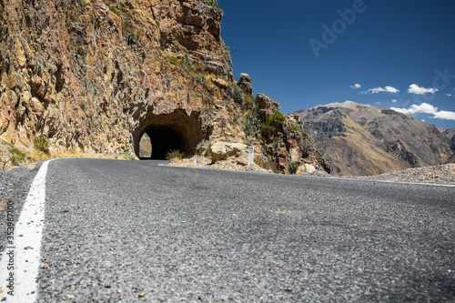 road through the mountains