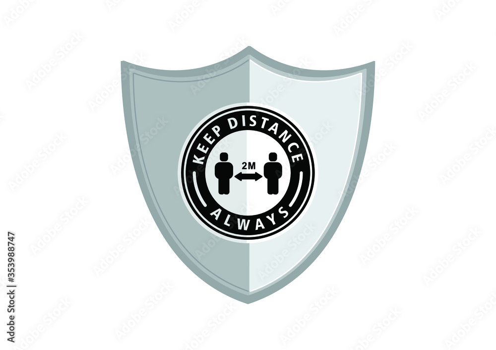 Keep a distance. Vector labels for maintaining distance, preventing transmission of corona virus during a pandemic. The icon keep a distance for a safe and healthy life Keep a distance. Vector labels for maintaining distance, preventing transmission of corona virus during a pandemic. The icon keep a distance for a safe and healthy life