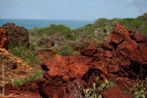 red rock in thambapnni wilpattu Sri Lanka