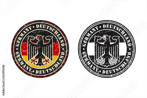 Germany deutschland vector design logo