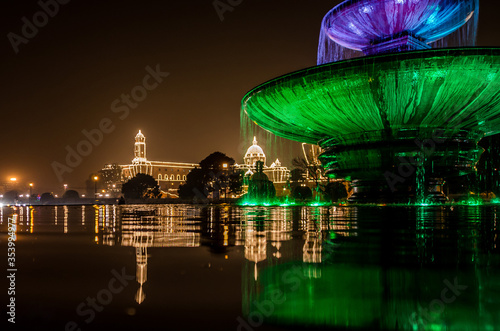 26 January Indian republic day Night view