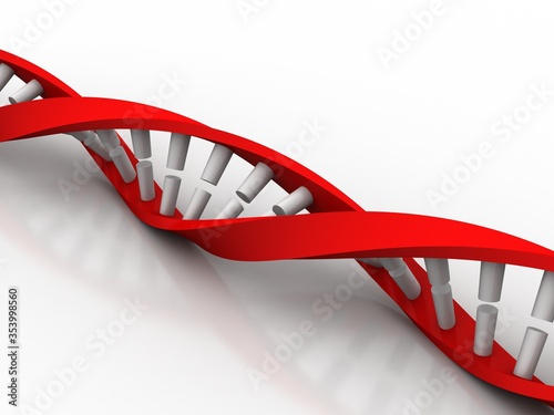 Fototapeta Naklejka Na Ścianę i Meble -  3d illustration of Medical DNA