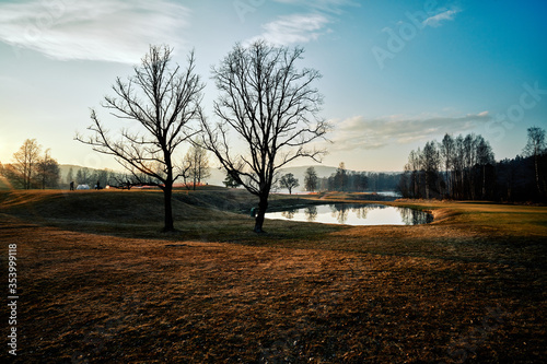 A cold evening at the Lake