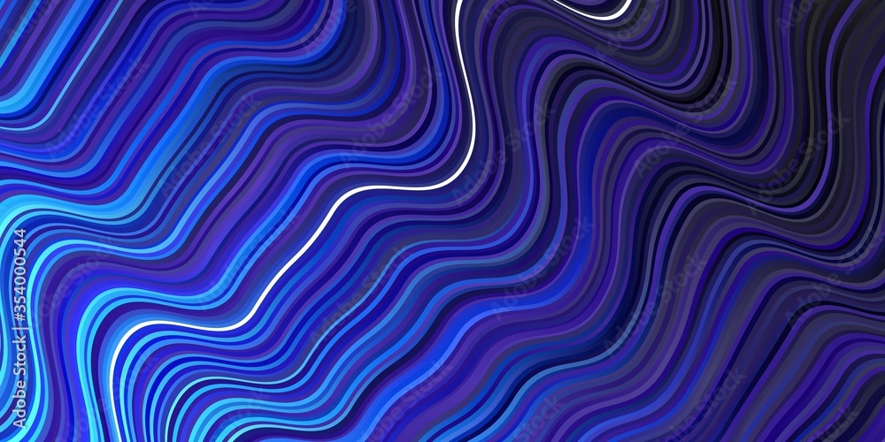 Dark BLUE vector layout with curves. Dark BLUE vector layout with curves.