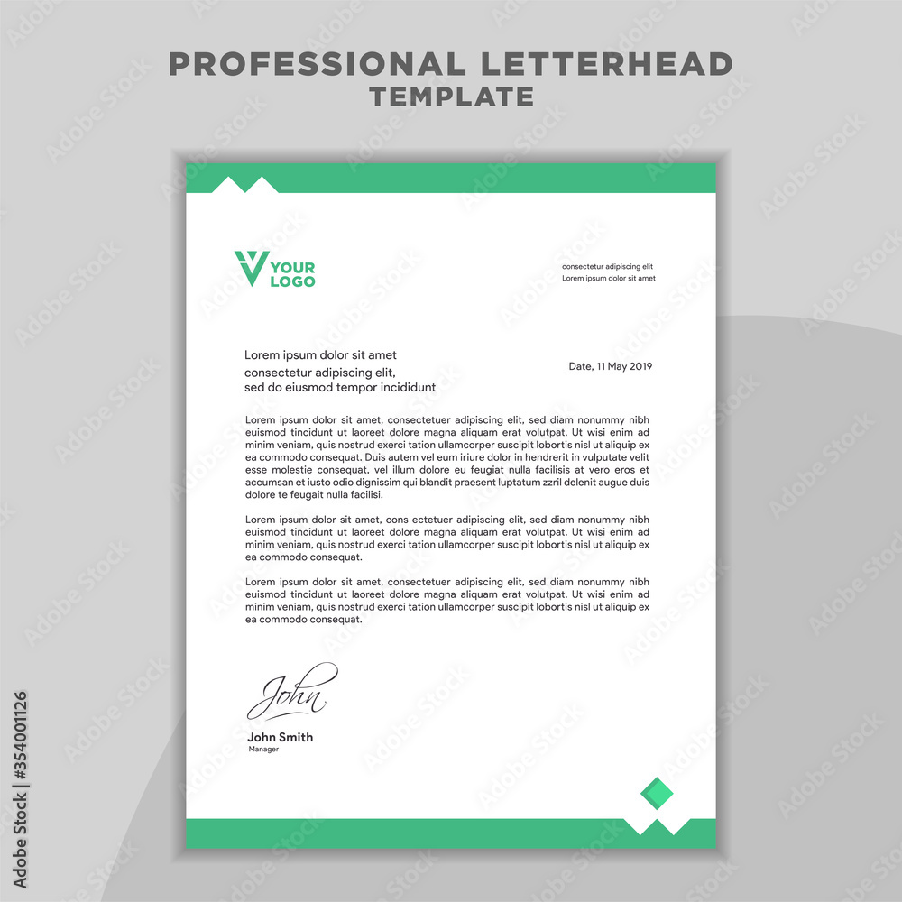 Creative Business Letterhead Design Template for your Business.
