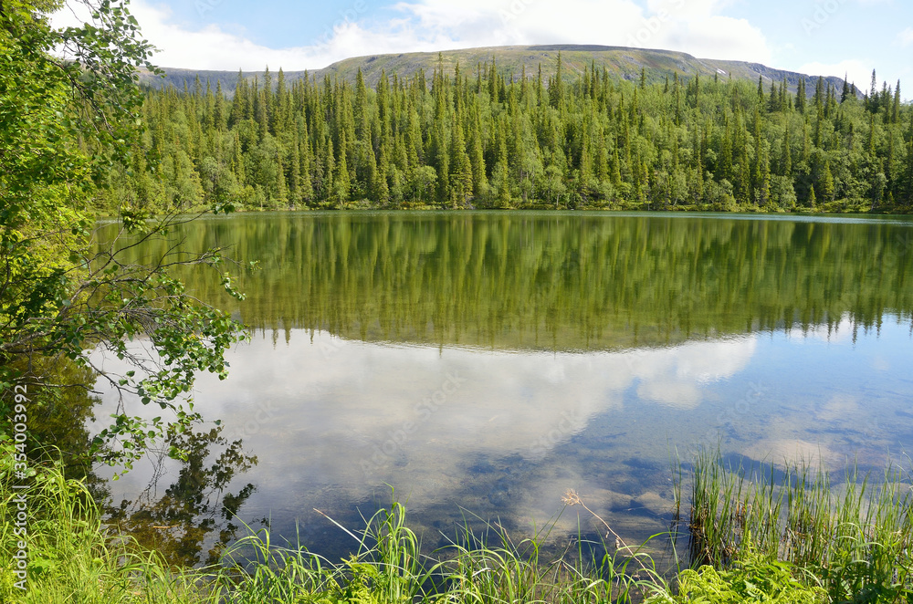 Kola Peninsula, Lovozero tundras, Seydozero. Russia Kola Peninsula, Lovozero tundras, Seydozero. Russia
