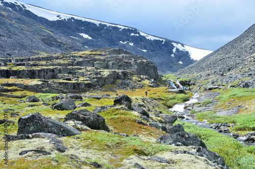 Kola Peninsula  Murmansk region  Lovozero tundras in summer