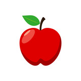 apple - fruit icon vector design template