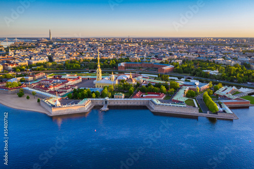 St. Petersburg, view of the Peter and Paul Fortress