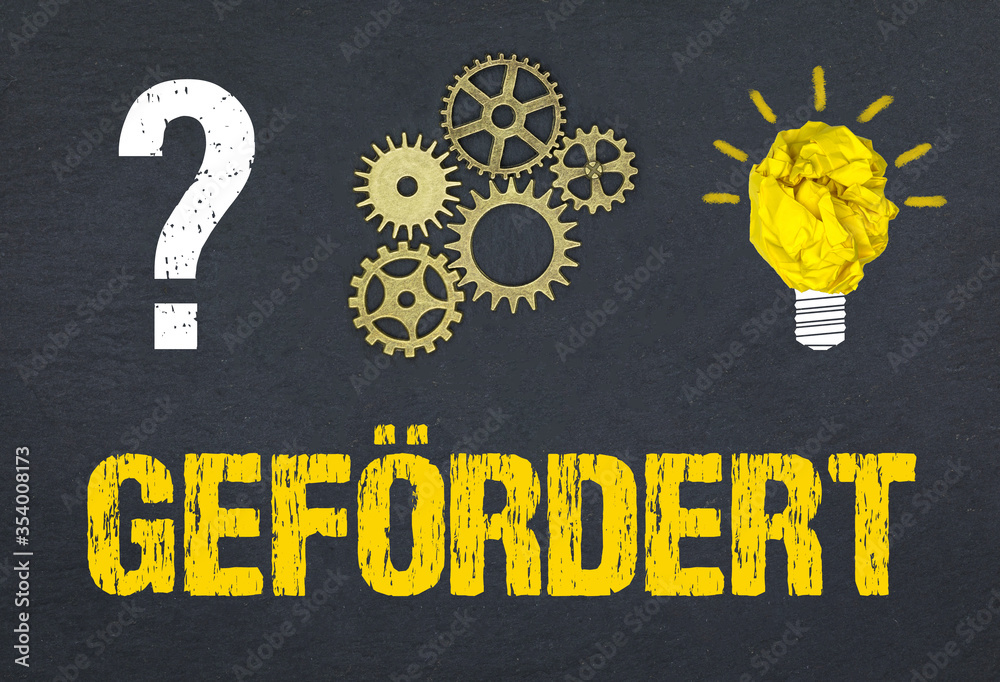 Obraz premium Gefördert