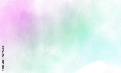 Abstract watercolor texture style on white background