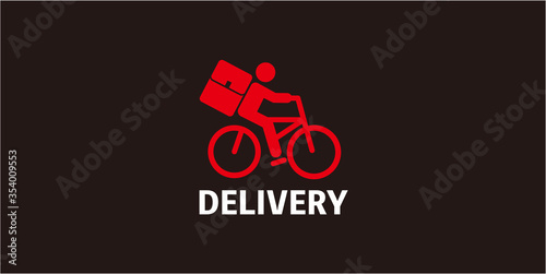 illustration of delivery icon logo