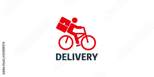 illustration of delivery icon logo
