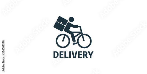 illustration of delivery icon logo