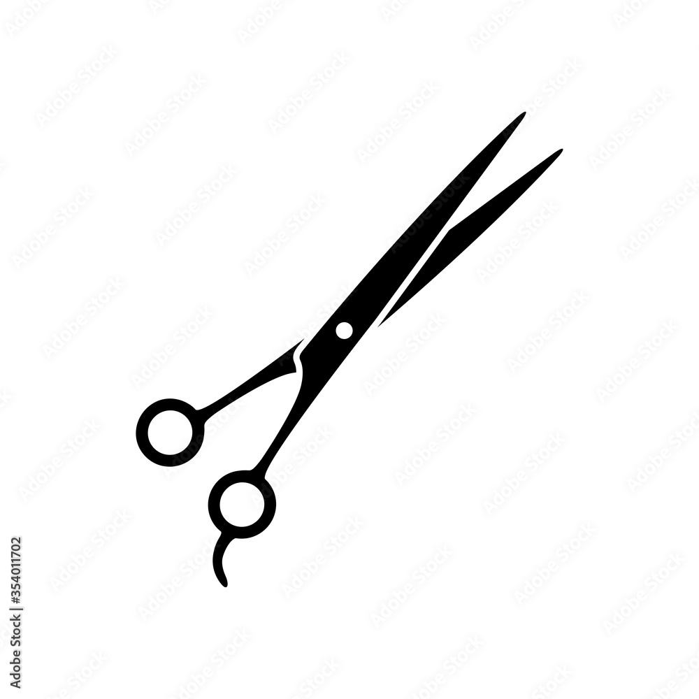 barber - scissor icon vector design template barber - scissor icon vector design template