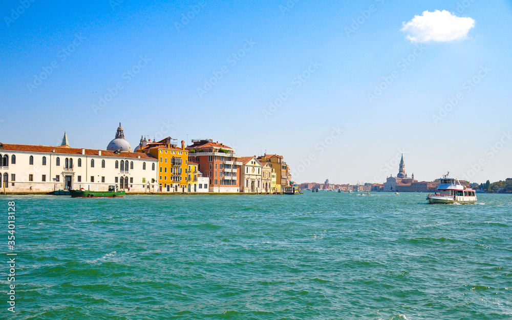 View of Venice Italy.