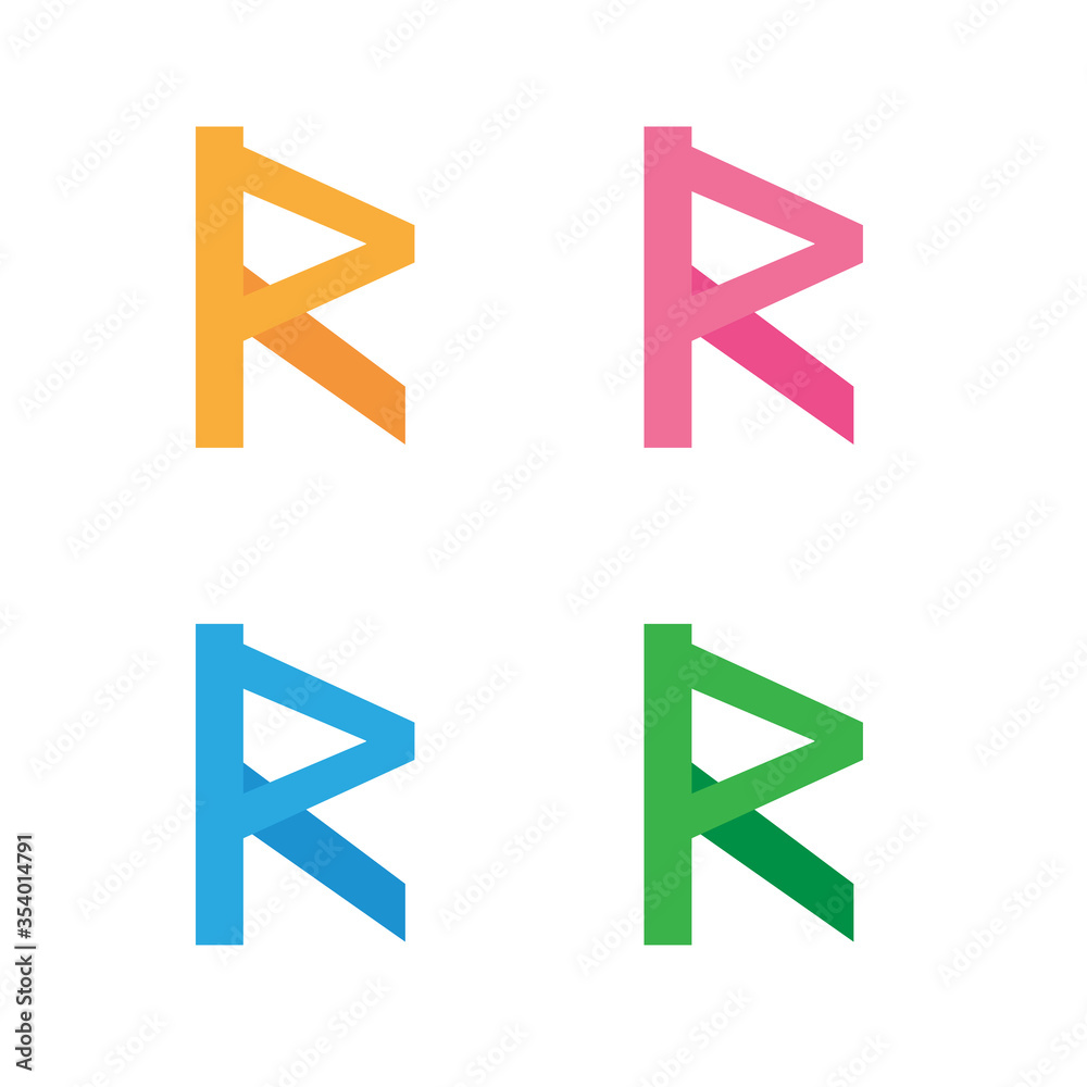letter R logo icon design letter R logo icon design