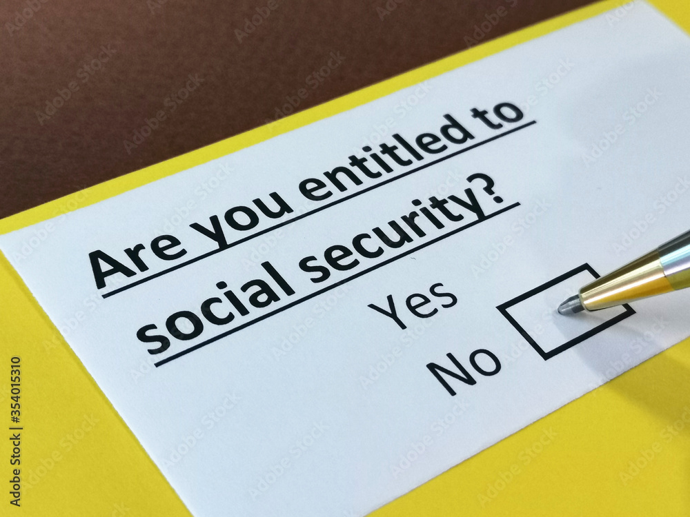 One person is answering question about social security.