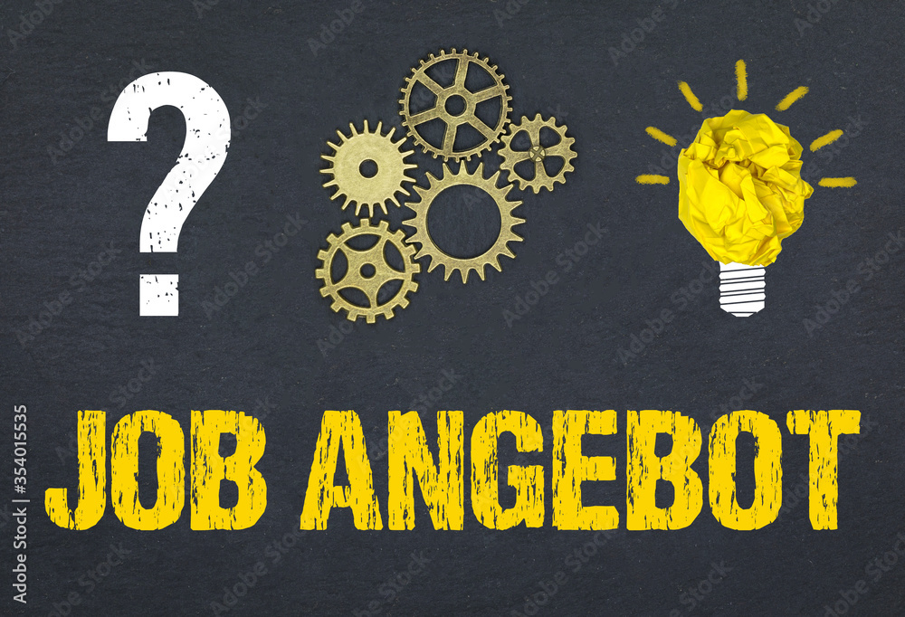 Obraz premium Job Angebot