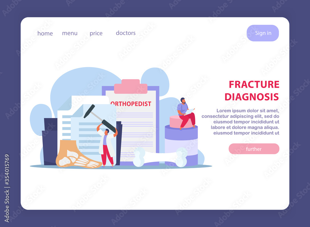 Orthopedics Clinic Page Design Orthopedics Clinic Page Design