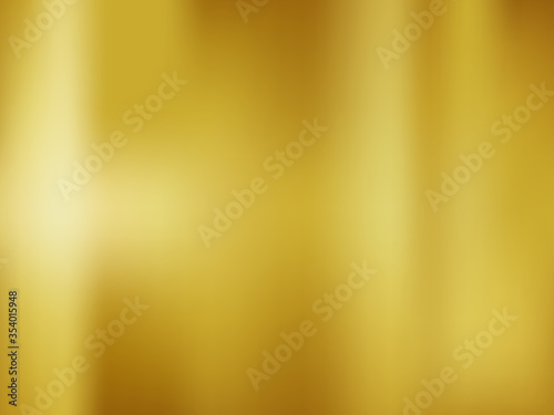 Abstract gold gredient metal color theme satin texture background. Lighting effects of flash. Blurred vector background.
