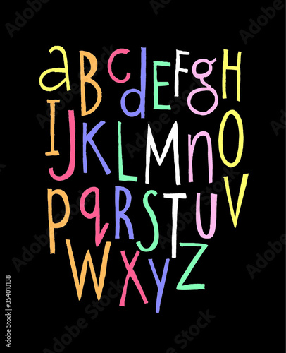 freehand typography design vector