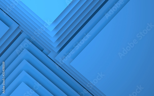 Abstract 3d blue background, geometric pattern