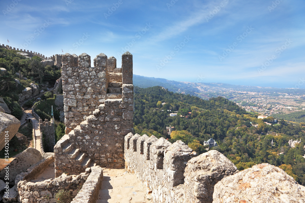 The ruins of the Moorish fortress