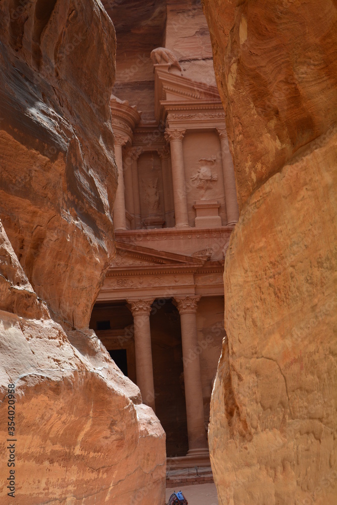 Trésor Site Archéologique Petra Jordanie