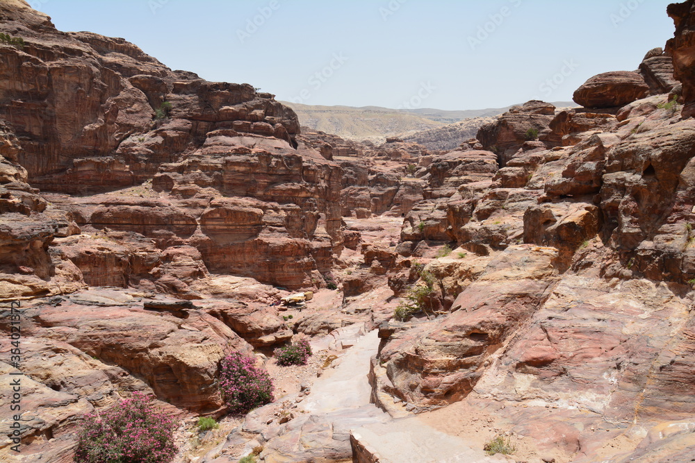 Fototapeta premium Site Archéologique de Petra Jordanie