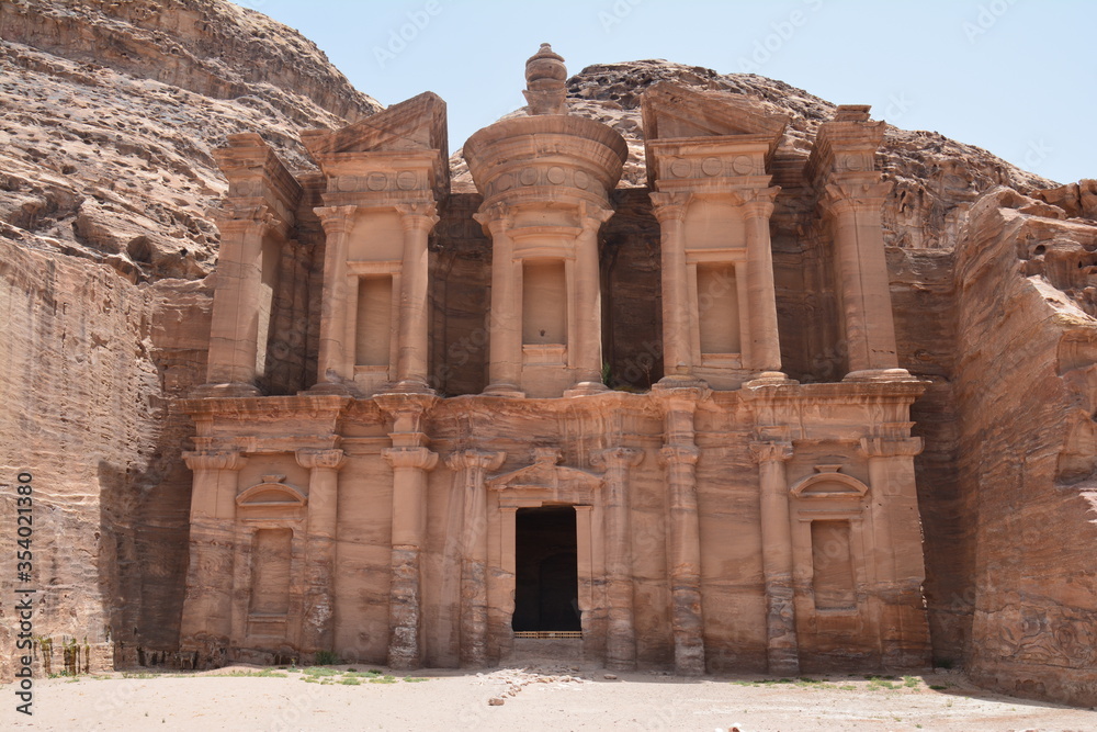 Le Monastère Site archéologique Petra Jordanie 